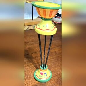 Vintage RARE PFALTZGRAFF discontinued  pfalzgraff napoli pillar candlestick